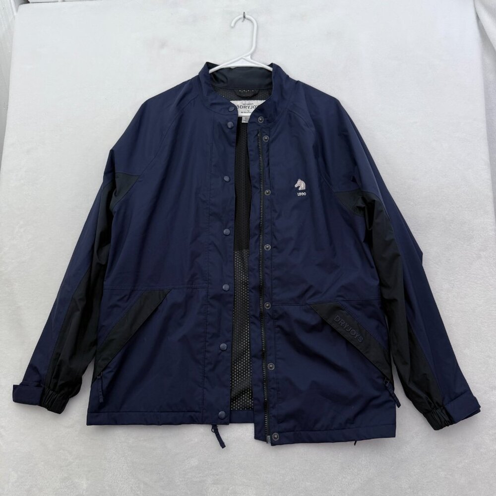 Footjoy Dryjoy Jacket Womens S Blue Full Zip  Philadelphia Golf Country Club